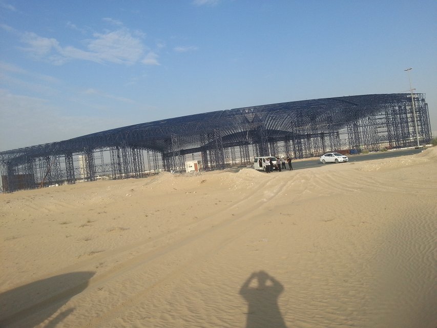 德兴大型场馆网架工程
