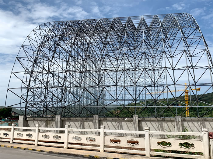 昌平山寨矿储煤棚网架
