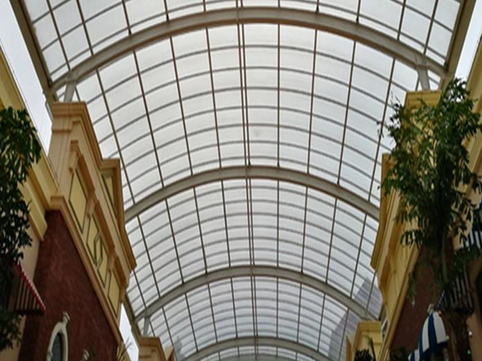 义乌屋面网架顶棚吊装方案
