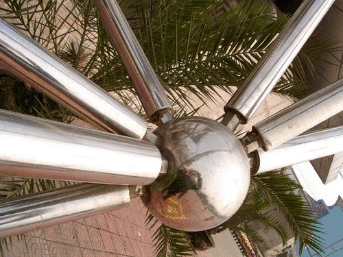 登封不锈钢螺栓球网架
