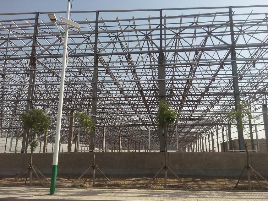 永安汽车工业厂房网架
